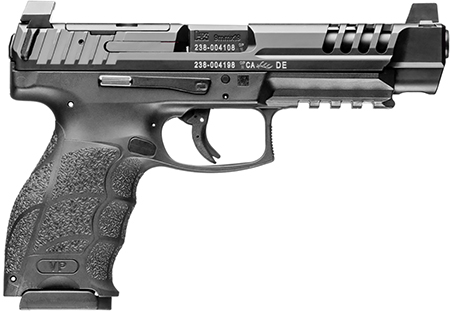 [642230269699] HK 81001159 VP9L SCS 9mm Luger 15+1 5" Black Polygonal Rifled Barrel, Long/Lightening Cuts/Optic Cut SCS Steel Slide, Polymer Frame w/Picatinny Rail, Black Interchangeable Backstrap Grip