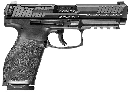 [642230268999] HK 81001066 VP9A1  Full Size 9mm Luger 10+1 4.53" Barrel, Black Steel Optic Ready/Serrated Slide, Black Polymer Frame w/Picatinny Rail, Interchangeable Backstrap Grip, Ambidextrous