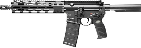 [642230269439] HK 81001050 MR556 A4 5.56x45mm 30+1 11" Black Threaded Barrel, M-LOK Handguard, Black Picatinny Rail Receiver, Black Pistol Tube, Black Polymer Grip, Ambidextrous