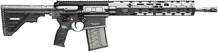 [642230269460] HK 81000830 MR762 A4 7.62x51mm 10+1 16.50" Black Threaded Barrel, Black Picatinny Rail, M-LOK Handguard, 6 Position Black Synthetic Stock, Black Finger Grooved Grip, Ambidextrous