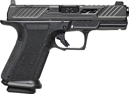[810120316048] Shadow Systems SS1040CA MR920 Elite 9mm 10+1 Black Black Nitride Optic Cut/Serrated/Window Cut Stainless Steel Slide Black Black Interchangeable Backstrap Grip *CA Compliant