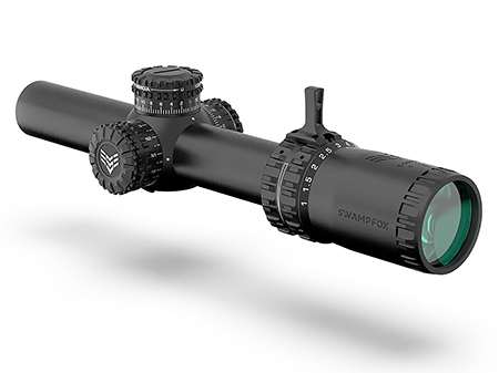 [889157001548] Swampfox Optics ARH11024GB Arrowhead  Black 1-10x 24mm 30mm Tube Guerrilla Dot BDC Reticle