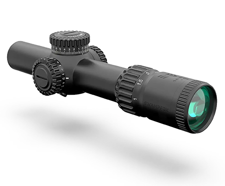 [889157002507] Swampfox Optics WAR16241GL Warhorse  Green 1-6x24mm FFP
