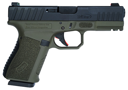 [713780857763] TriStar 85776 Apoc  9mm Luger 15+1 4.02" Black Steel Barrel, Black Cerakote Serrated Steel Slide, Multicam Cerakote Polymer Frame w/Accessory Rail, Textured Grip