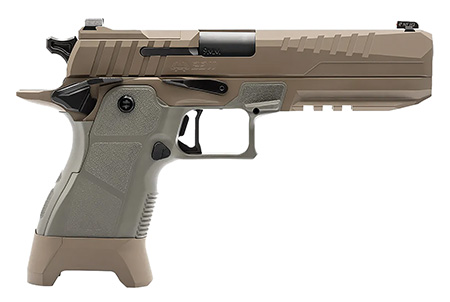 [850055310193] Oa Defense OA2311FLSZKITHDSSTD17 2311 Full 9x19 17rd 5" Black DLC High Desert Sage Optic Ready 17-4 Stainless Steel Slide High Desert Sage Polymer Grip Ambidextrous