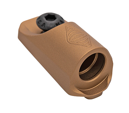 [850022282171] Reptilia LLC 100124 QD M-Lok Sling Socket  FDE 7075-T6 Aluminum M-LOK Mount