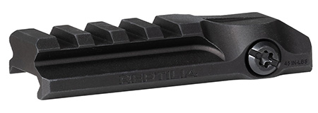 [850053448652] Reptilia LLC 100291 RMU Mount Magnifier Black 7075-T6 Aluminum Picatinny Rail Mount