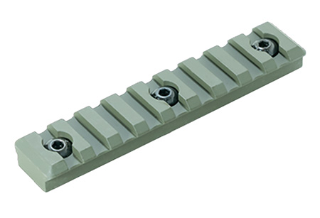 [816397020541] Timber Creek Outdoors M9SPROD M-LOK 9 Slot Picatinny Rail  OD Green Aluminum Fits AR-Platform