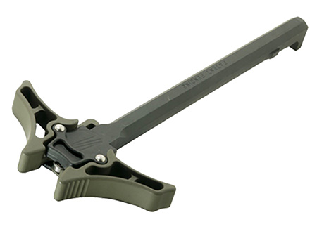 [816397025591] Timber Creek Outdoors AR10AMBICHOD Enforcer Charging Handle AR-10 OD Green Billet Aluminum Ambidextrous