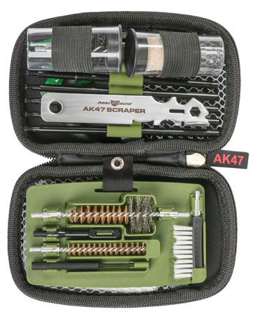 [813119011986] Real Avid AVGCKAK47 Gun Boss Cleaning Kit AK47/Green Weather Proof Ballistic Nylon Case