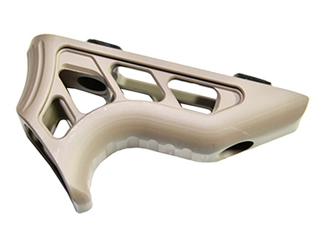 [816397022828] Timber Creek Outdoors MEMAFGFDE Enforcer Mini Angled Foregrip Flat Dark Earth Billet Aluminum