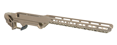 [840253801302] Timber Creek Outdoors ERCR7SABB Enforcer Rifle Chassis Burnt Bronze Aluminum SA Rem700 Action Right
