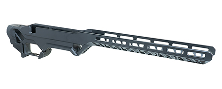 [840253801241] Timber Creek Outdoors ERCR7SABL Enforcer Rifle Chassis Black Aluminum SA Rem700 Action Right
