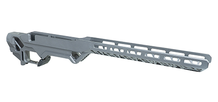 [840253801326] Timber Creek Outdoors ERCR7SAT Enforcer Rifle Chassis Tungsten Aluminum SA Rem700 Action Right