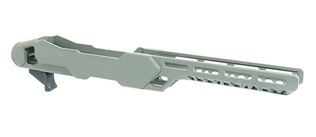 [816397029339] Timber Creek Outdoors ERC1022OD Enforcer Rifle Chassis OD Green Aluminum Fits Ruger 10/22 Compatible w/ MSR Buffer Tubes