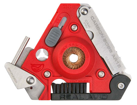 [813119012150] Real Avid AVCARBAR15 Carbon Boss  AR-15 Firearm Multiple Bronze/Nylon Bristles Includes Nylon Case