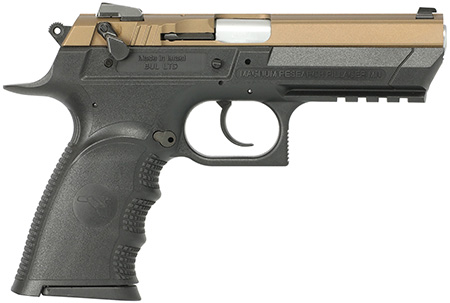 [761226090694] Magnum Research BE99153RLBB Baby Eagle III  9mm 15+1 4.43" Burnt Bronze Carbon Steel Slide Black Textured