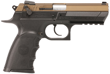 [761226090717] Magnum Research BE94133RLBB Baby Eagle III  40 S&W 12+1 4.43" Burnt Bronze Carbon Steel Slide Black Textured