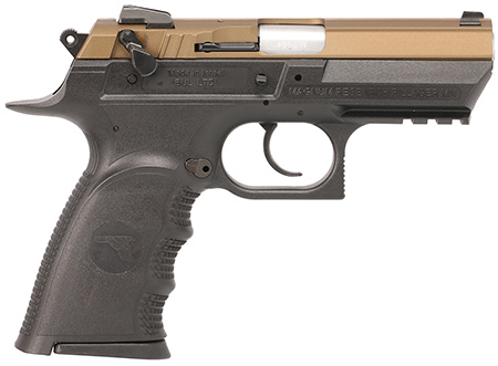 [761226090724] Magnum Research BE94133RSLBB Baby Eagle III  40 S&W 12+1 3.85" Burnt Bronze Carbon Steel Slide Black Textured