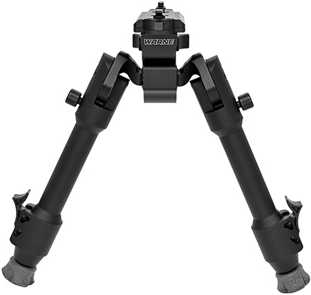 [656813114634] Warne 7904M Skyline Precision Bipod  Folding Black Aluminum/Steel