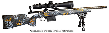 [850044680368] Horizon Firearms RF010A221814C18 Venatic Carbon 22 Creedmoor 18" Fluted Threaded Barrel, Drilled  &  Tapped Receiver, Arca Rail Forend, Iota EKO Carbon Fiber Stock