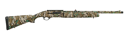 [884110758088] Mossberg 75808 SA-20 Turkey 20 Gauge Semi-Auto 3" 4+1 22" Mossy Oak Greenleaf Vent Rib Steel Barrel, Mossy Oak Greenleaf Picatinny Rail Receiver, Fixed Mossy Oak Greenleaf Synthetic Stock