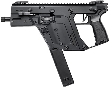 [811607039856] Kriss USA KV903PBL00 Vector SDP Gen3 9mm Luger 40+1 5.50" Black Nitride Threaded Barrel, M-LOK Handguard, Black Picatinny Rail Receiver  &  Rear, Black Polymer Grip, Ambidextrous, Glock Mag Compatible