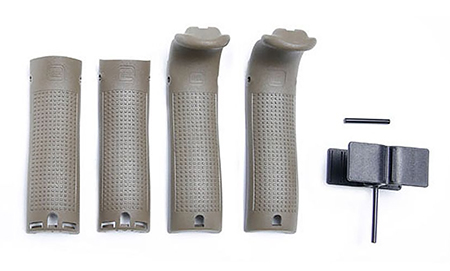 [764503042263] Glock 30951  Backstrap/Beavertail Set Compatible w/ Glock 17/22/34/35 OD Green Polymer