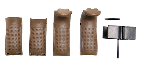 [764503043369] Glock 30873  Backstrap/Beavertail Set Dark Earth Polymer