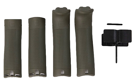 [764503043345] Glock 39843  Backstrap/Beavertail Set Battlefield Green Polymer