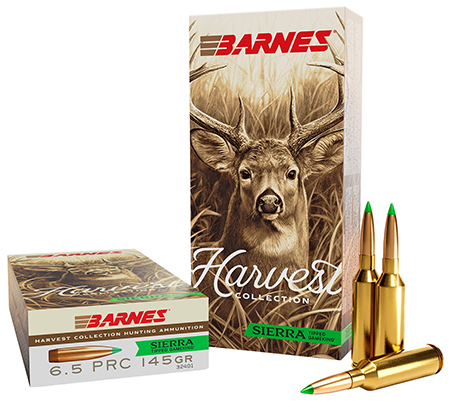 [716876500055] Barnes Bullets 32401  Harvest 6.5PRC 145gr Sierra Tipped GameKing 20 Per Box/10 Case