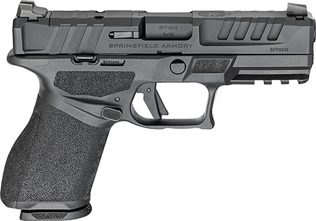 [706397982515] Springfield Armory EC9409BLCU Echelon  Compact Frame 9mm Luger 10+1 4" Black Melonite Steel Barrel  &  Optic Ready/Serrated Slide, Black Polymer Frame w/Picatinny Rail, Textured Grip, Ambidextrous