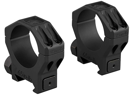 [798681694273] Sig Sauer Electro-Optics SOA63001 Alpha 6 Scope Ring Set Black Stainless Steel 30mm Tube Low
