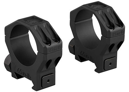 [798681694280] Sig Sauer Electro-Optics SOA63002 Alpha 6 Scope Ring Set Black Stainless Steel 30mm Tube Medium
