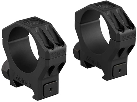 [798681694297] Sig Sauer Electro-Optics SOA63003 Alpha 6 Scope Ring Set Black Stainless Steel 30mm Tube High