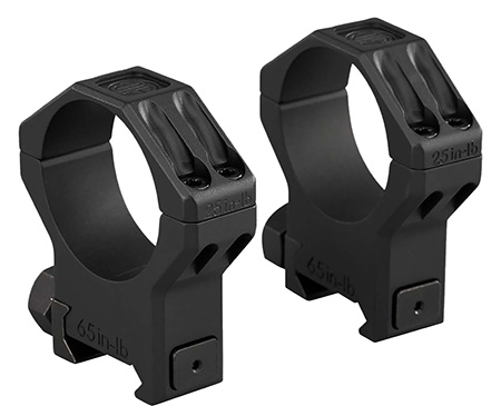 [798681694266] Sig Sauer Electro-Optics SOA64004 Alpha 6 Scope Ring Set Black Stainless Steel 34mm Tube Extra High