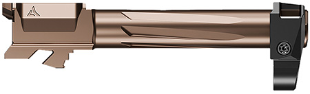 [810098420693] Radian Weapons R0843 Ramjet  &  Afterburner Combo 9mm Luger Compatible w/Glock 43, Bronze Stainless Steel