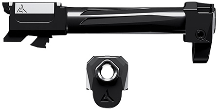 [810098420853] Radian Weapons R0859 Ramjet  &  Afterburner Combo 9mm Luger Compatible w/ Glock 43X, Black Stainless Steel