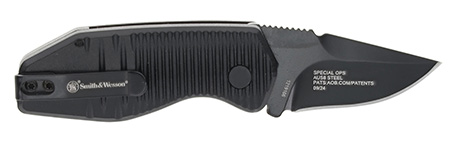 [198700000724] Smith  &  Wesson Knives 1219165 Special Ops  Mini 1.90" Folding Drop Point Plain AUS-8A SS Blade Aluminum Handle