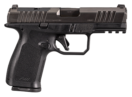 [860011577362] Rost Martin RM1CBLKOSP10CA RM1C *CA Compliant 9mm Luger 10+1 4" Black Compensated Match Grade Barrel, Black Tenifer Optic Ready/Serrated Steel Slide, Black Textured Grip