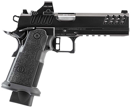 [704674281016] Talon Armament M2XIO5BBFN M2XI  9mm Luger 22+1 5" Match Grade Bull Barrel, QPQ Tenifer Cerakote Lightening Cut/Optic Cut/Serrated Steel Slide  &  Frame w/Beavertail  &  Picatinny Rail, Black Polymer Grip