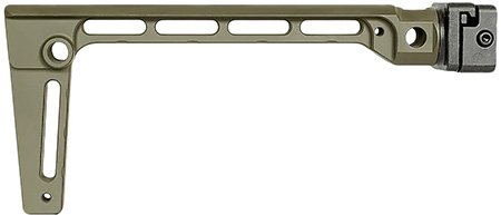 [812102035367] Midwest Industries MIARMSFODG Arm Brace Side Folding Stock ODG 6061 Aluminum Fixed