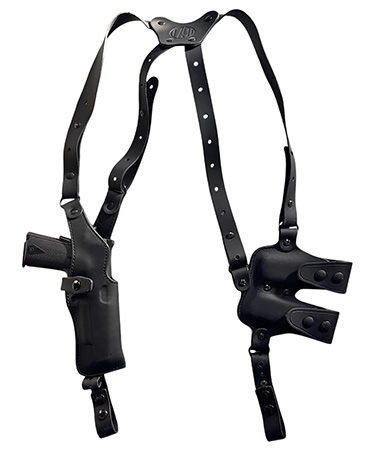 [810102216984] 1791 Gunleather NSS2.1SBLVR  Optic Ready Shoulder Vertical Black Fits Glock 17 Right Hand