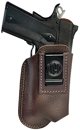 [810102216458] 1791 Gunleather ORLBFCD4LBRWL Optic Ready Light Bearing Fair Chasing IWB Size 04 Brown Left Hand