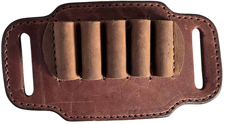 [810102217035] 1791 Gunleather HNTABSLRBRWA Ammo Belt Slide Brown Leather 30-06 Springfield