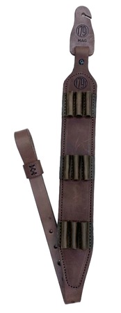 [810102217073] 1791 Gunleather HNTASLRBRWA Hunt Ammo Sling Oiled Brown Leather 32" to 37" OAL Rifle