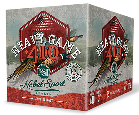 [837913001554] Nobel/Eurosports LLC ANS4136 Heavy Game  410Gauge 3" 11/16oz 6Shot 25 Per Box/10 Case