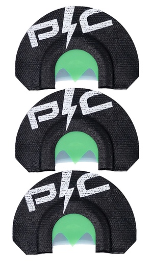 [710617242518] Power Calls 24251  Diaphragm Call Turkey Sounds Black/Green Bat Wing Cut