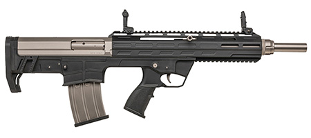 [723551440339] SDS Imports 21000107 TAR 12MP  12 Gauge 3" 5rd 18.50" Nickel Marine Benelli/Mobil Polymer Stock