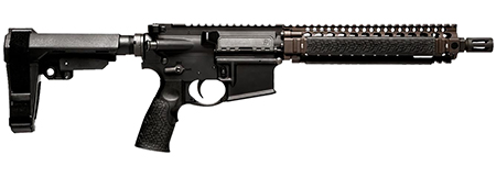[815604016674] Daniel Defense 0208806030067 DDM4 MK18 No Magazine 10.30" Black Threaded Barrel, Black Hardcoat Anodize Aluminum Picatinny Rail Receiver, SB Tactical SBA3 Brace, Black Overmolded Grip, Ambidextrous